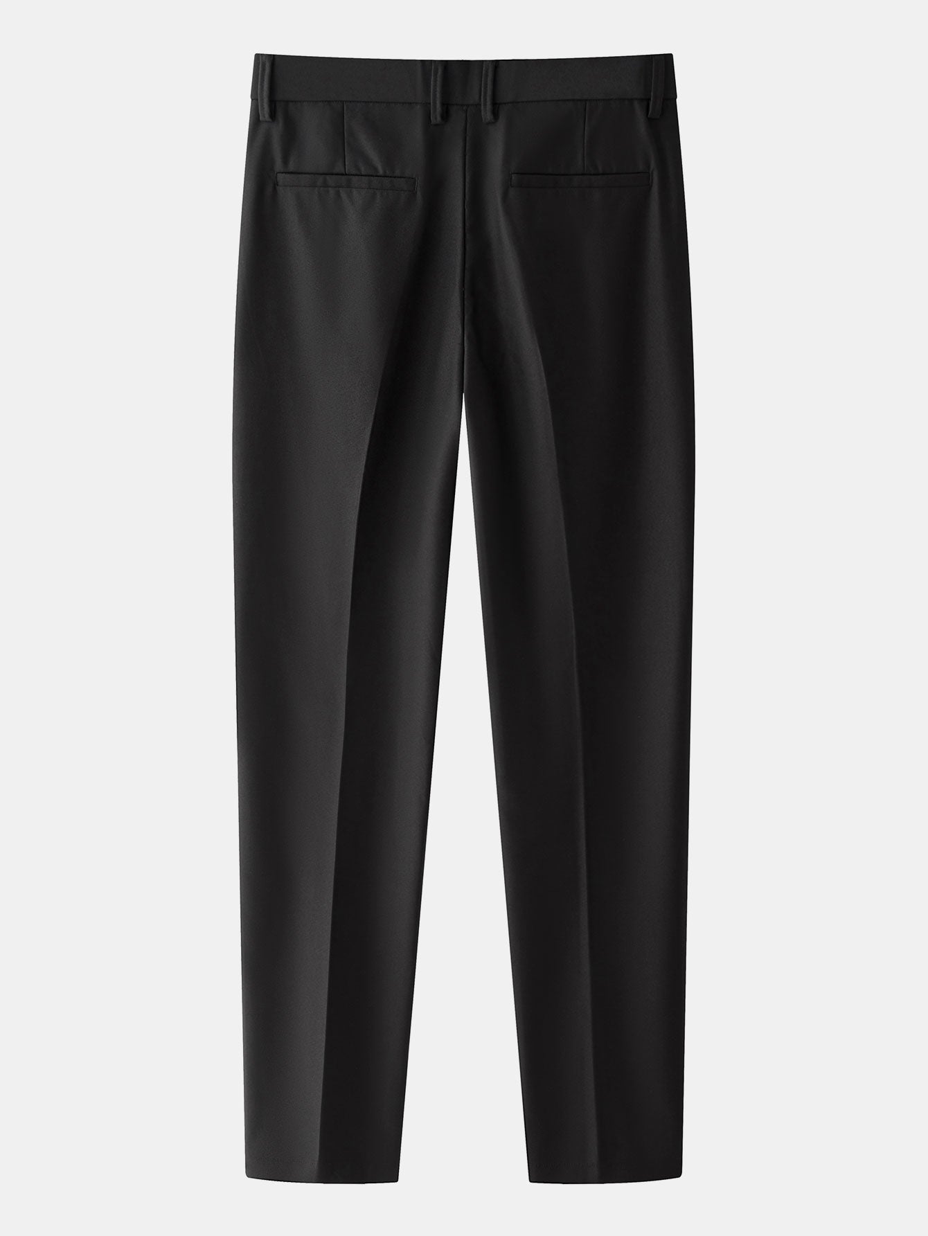 Linen Textured Knit Polo & Slim Fit Tapered Trousers