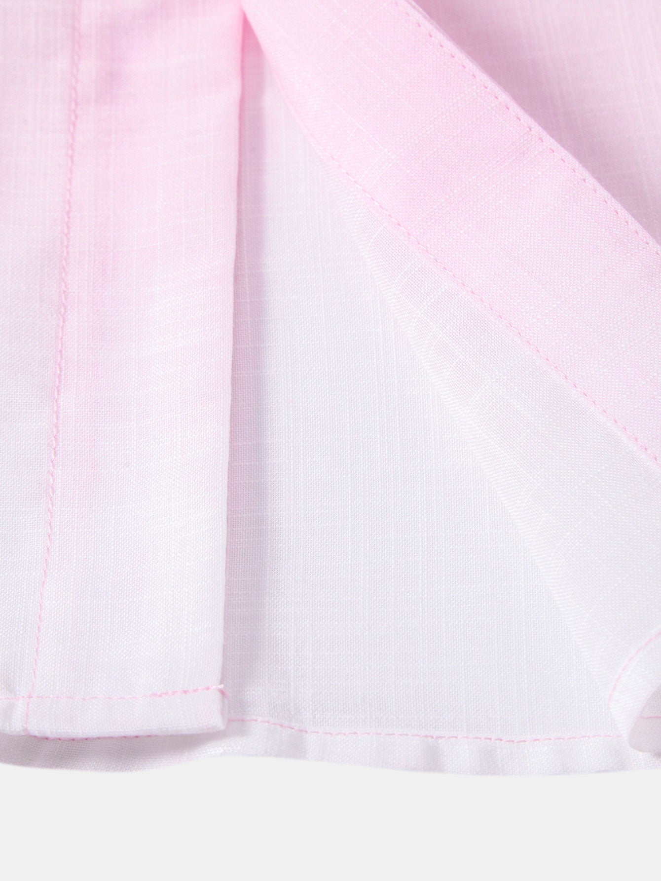Gradient Linen Look Shirt & Straight Leg Linen Pants